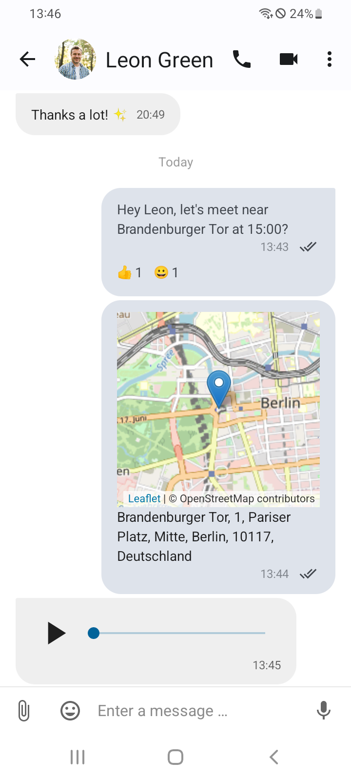 Voice recording Voice recording